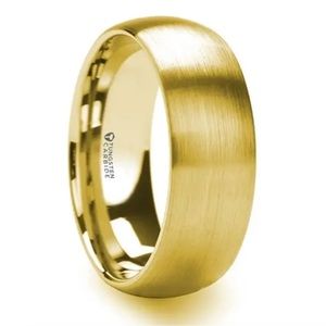 NEW 14K Gold Plated 8mm Men’s Wedding Band